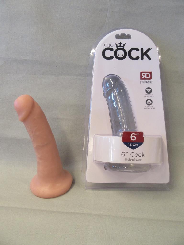 Plaatje van King Cock - King Cock Realistische Dildo 15 cm 