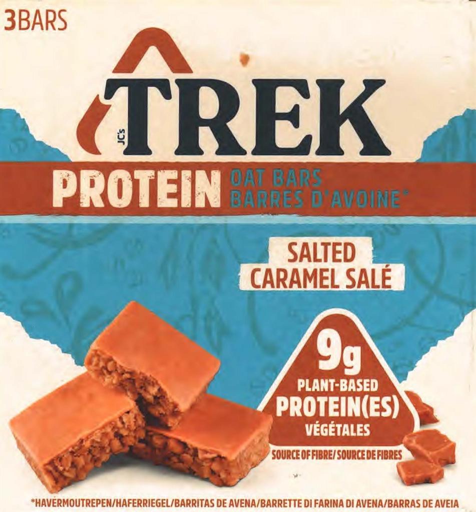 Plaatje van Trek |  Protein Havermout Repen | Salted Caramel - Protein Havermout Repen | Salted Caramel