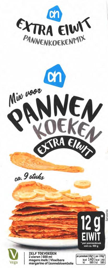Plaatje van Albert Heijn |  Mix voor Pannenkoeken Extra eiwit - Mix voor Pannenkoeken Extra eiwit