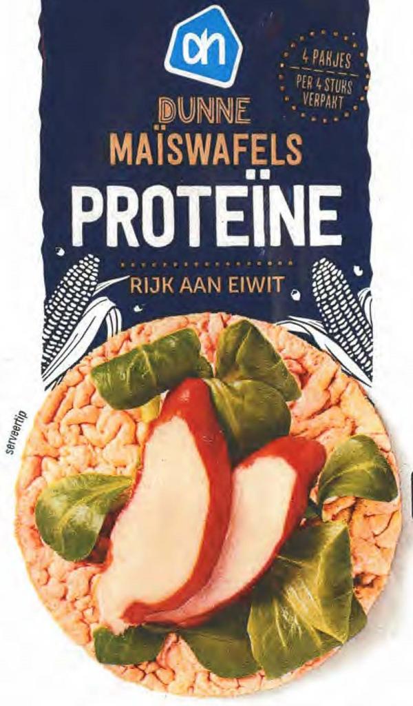 Plaatje van Albert Heijn |  Dunne Maiswafels Proteïne - Dunne Maiswafels Proteïne