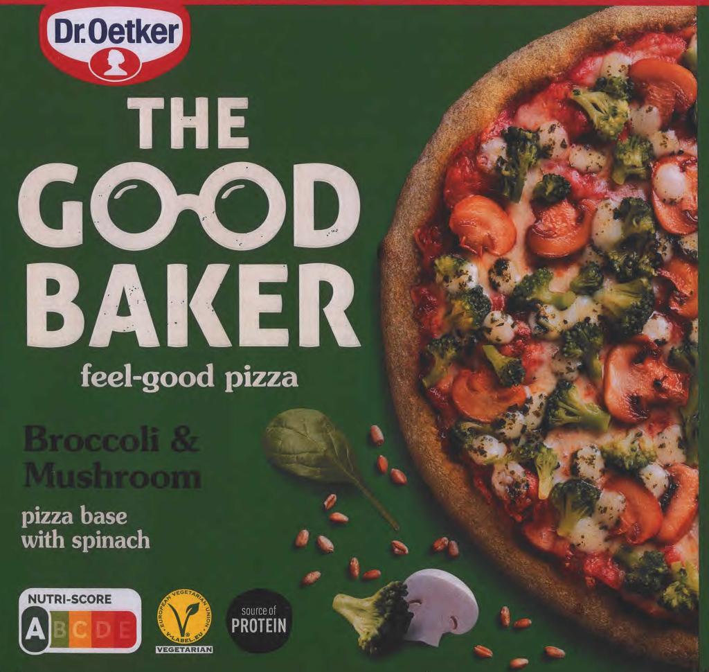 Plaatje van Dr. Oetker | The Good Baker |  Feel-good Pizza | Brocolli & Mushroom - Feel-good Pizza | Brocolli & Mushroom