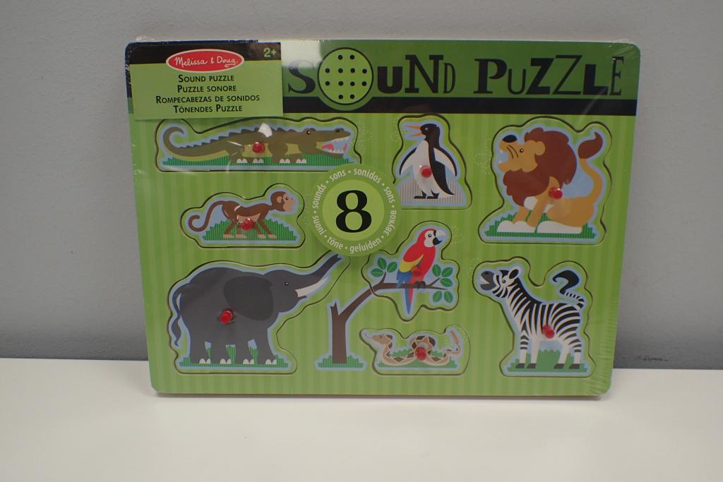 Plaatje van Melissa & Doug - Dieren puzzel met geluiden