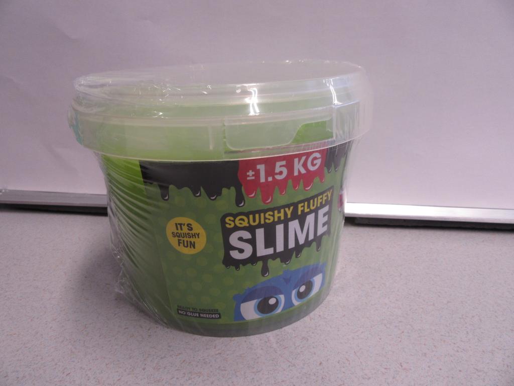 Plaatje van Otto Simon BV - Slime in emmer squishy fluffy
